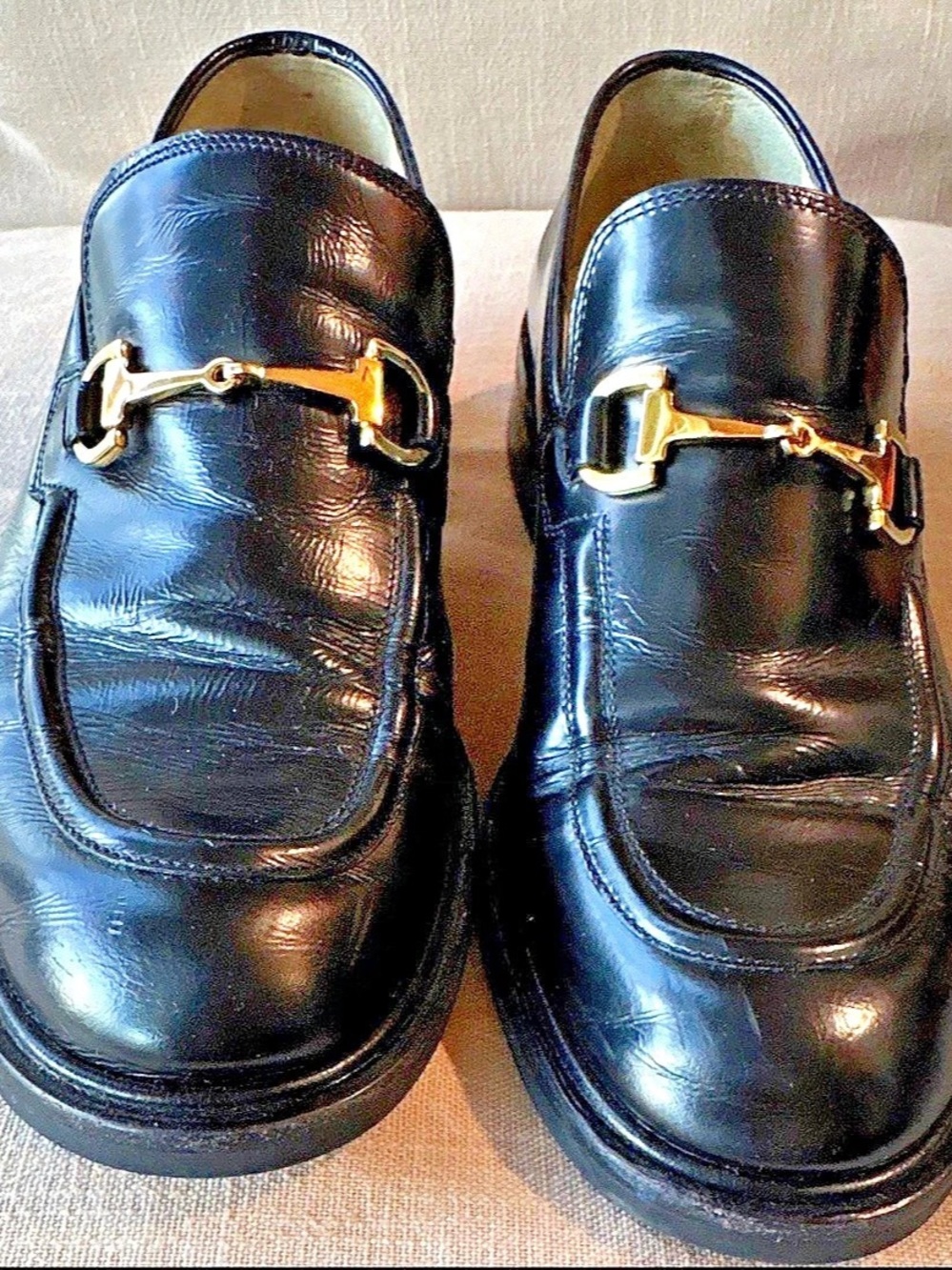 Gucci Horsebit Loafer Loafers Black US 8 B